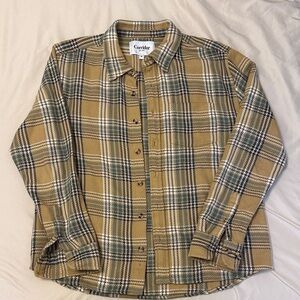 Corridor Men's Casual Plaid Button-Down Shirt